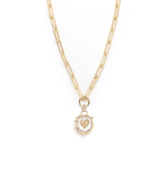 Strength : Heart Beat Super Fine Clip Chain Necklace – FoundRae