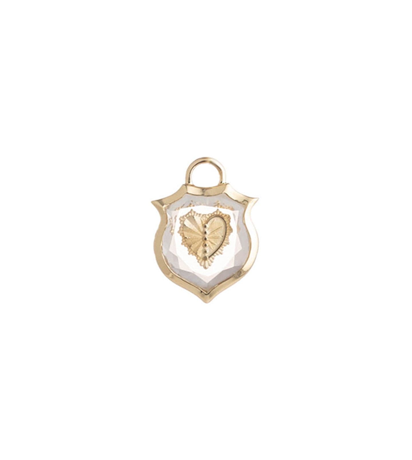 Heart - Love :  Small Crest Sealed Gemstone