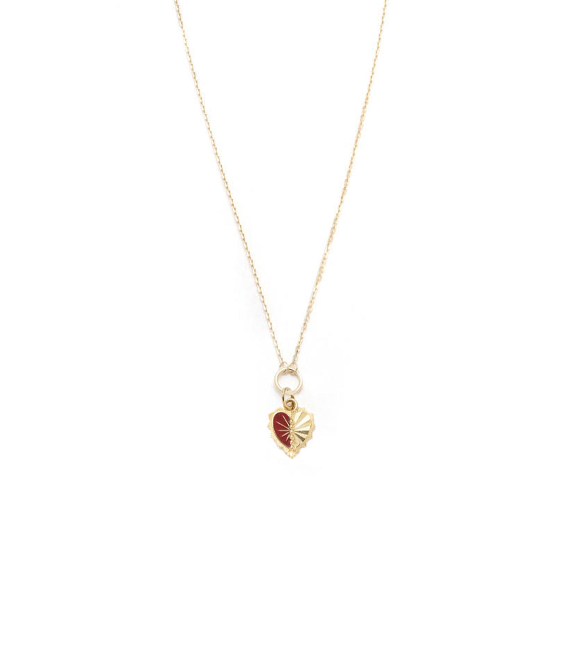 Reflection Heart - Love : Token Drop Necklace