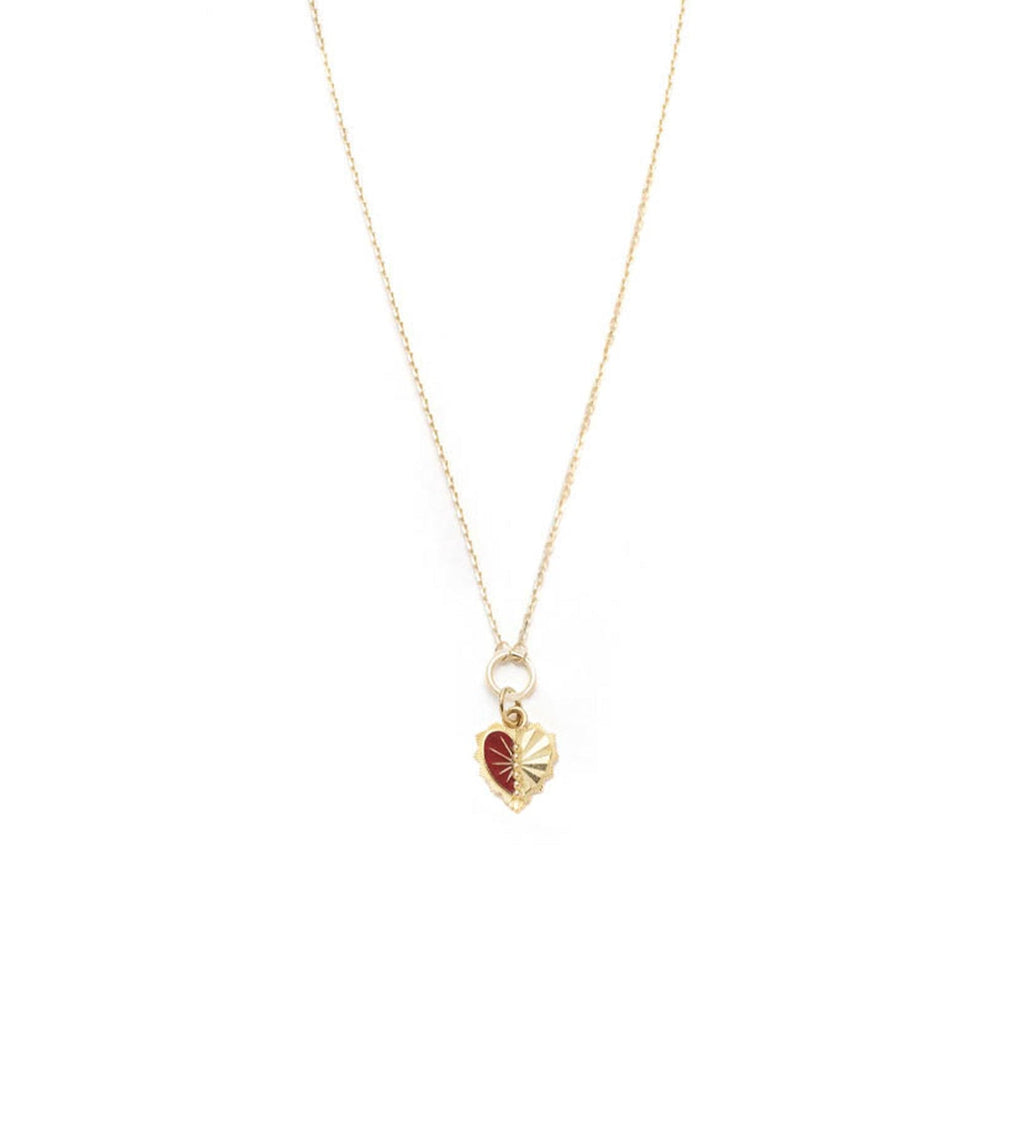 Reflection Heart - Love : Token Drop Necklace view 1