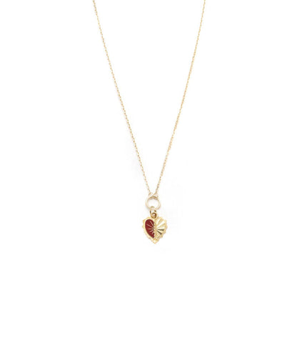 Reflection Heart - Love : Token Drop Necklace