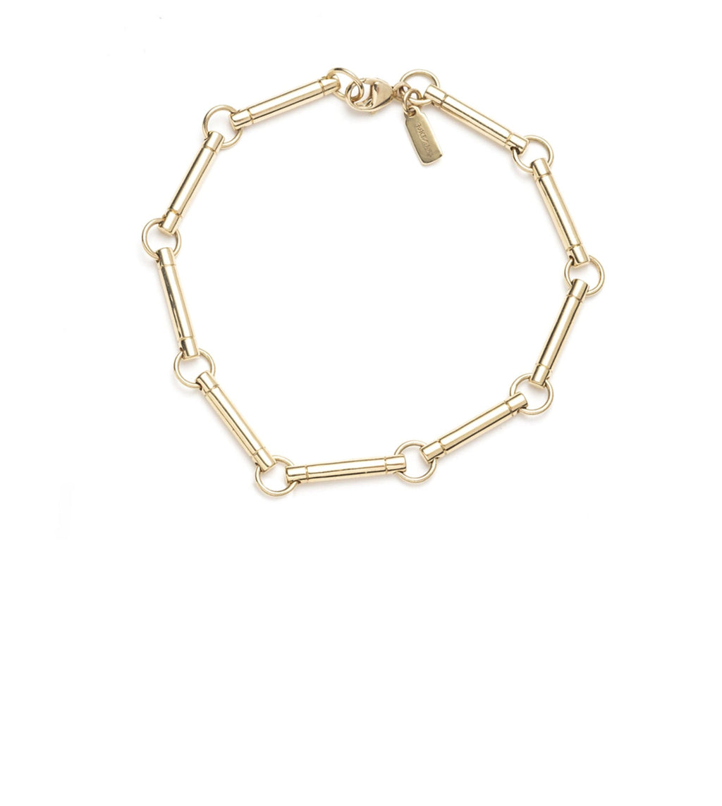 18K Yellow Gold Gold Element Chain Bracelet – FoundRae