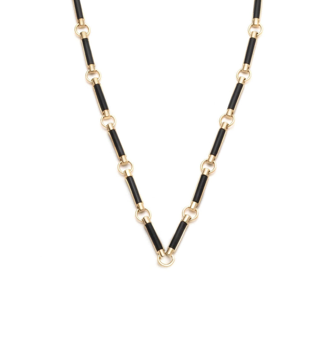 Onyx Stone Chain Choker view 1