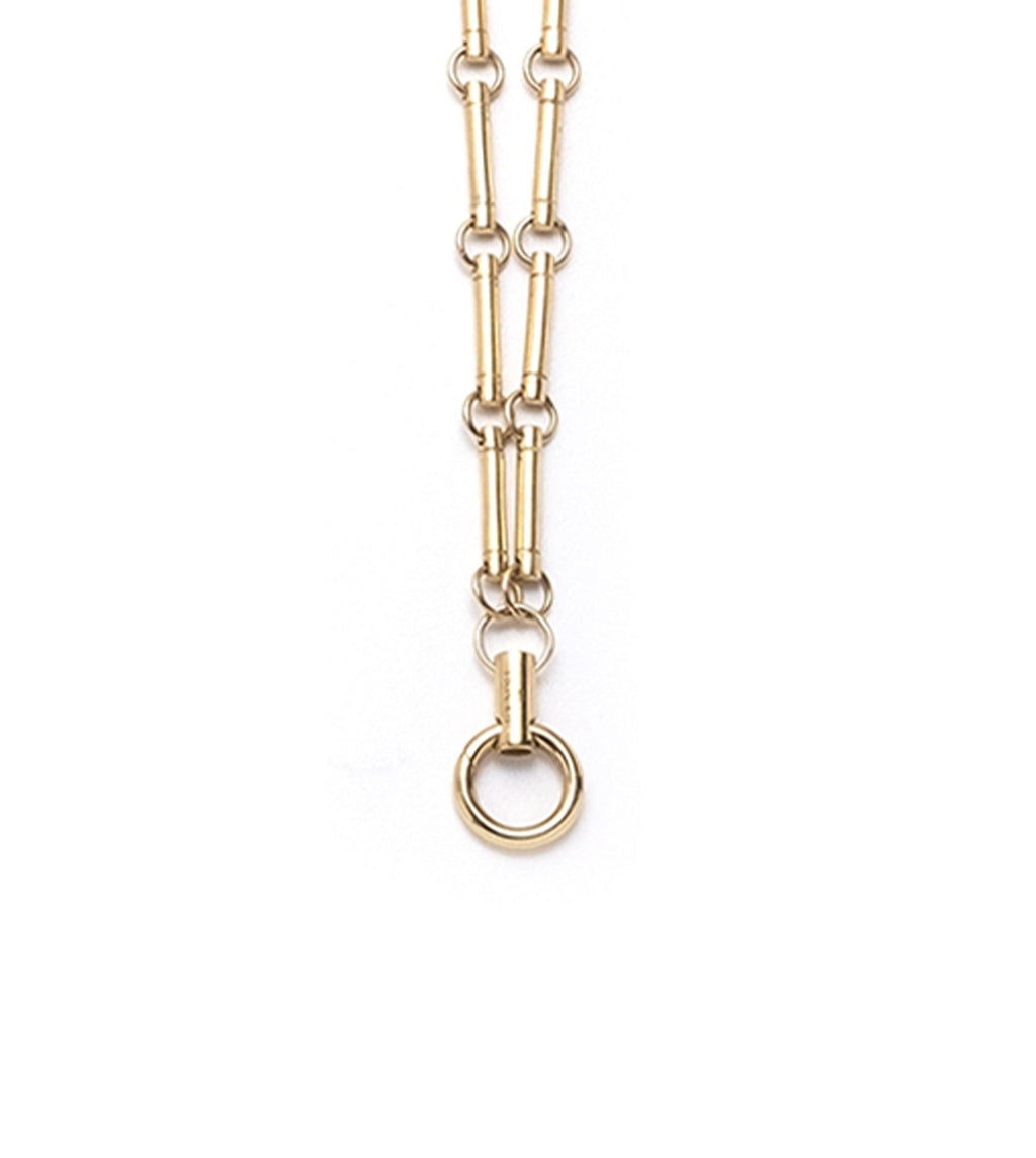 18K Yellow Gold Gold Element Hanging Clockweight Chain – FoundRae