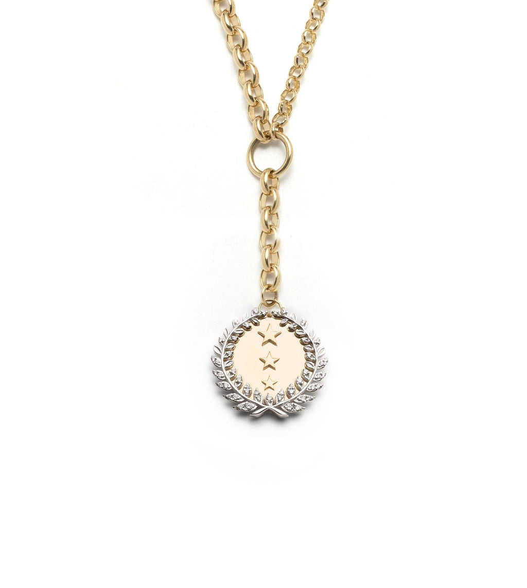 Per Aspera Ad Astra - Dream : Heavy Mixed Belcher Extension Chain Necklace view 1