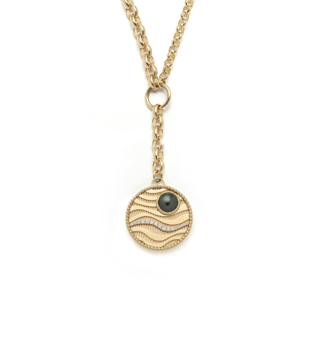 18K Yellow Gold Sana - Wholeness : Heavy Mixed Belcher Extension Chain Necklace – FoundRae