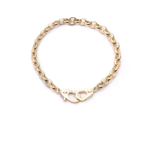 Fine Gold Belcher Bracelet  Tilly Sveaas Jewellery