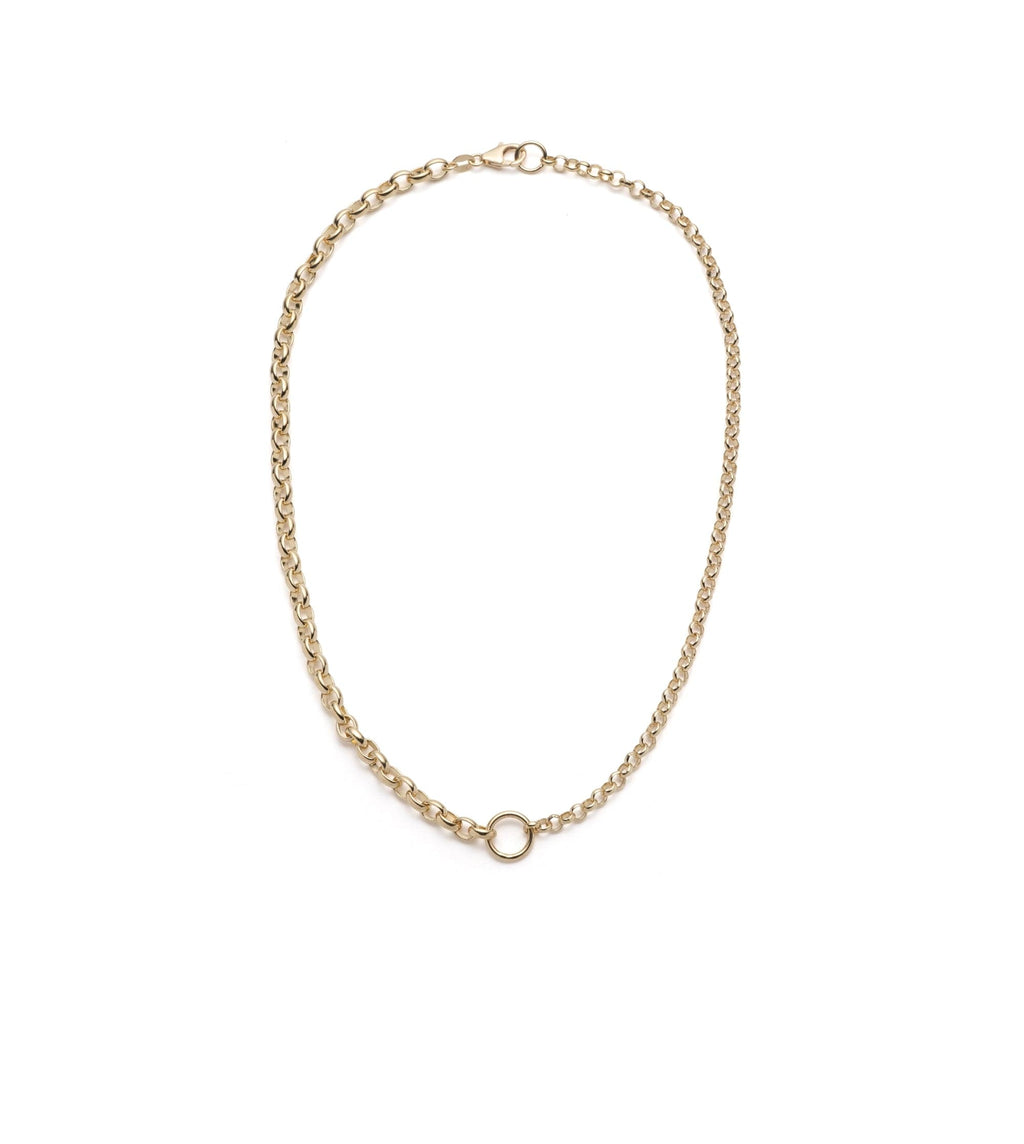 18K Yellow Gold Heavy Mixed Belcher Extension Chain – FoundRae