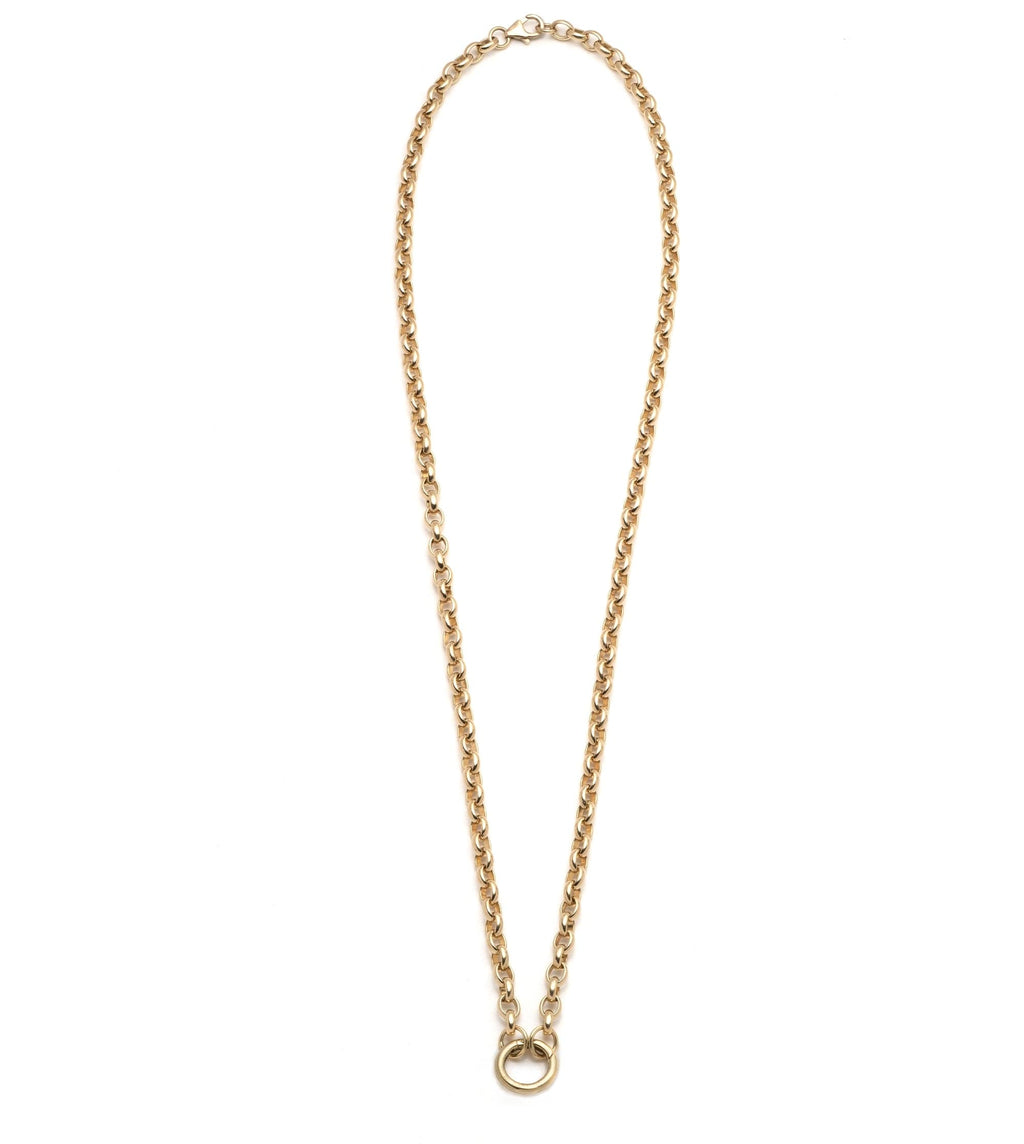 18K Yellow Gold Heavy Open Belcher Chain – FoundRae