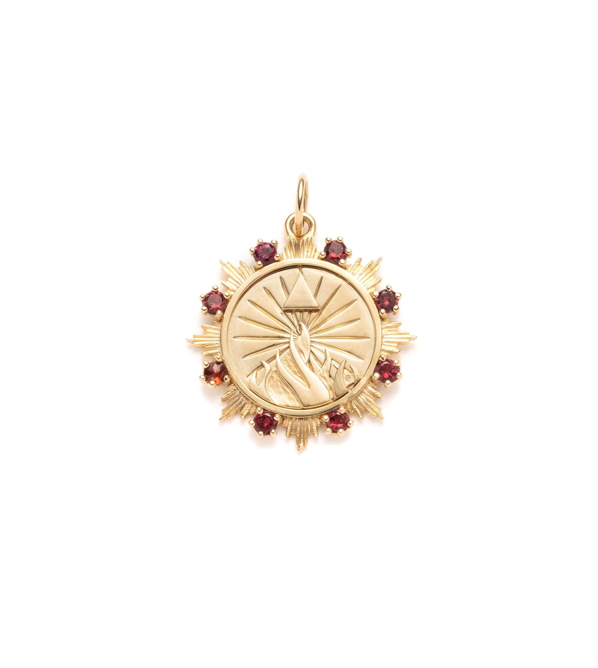 Fire - Astrology : Badge Medallion