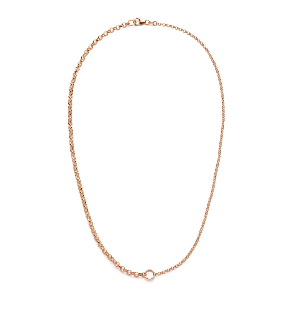 18K Rose Gold Medium Mixed Belcher Chain – FoundRae