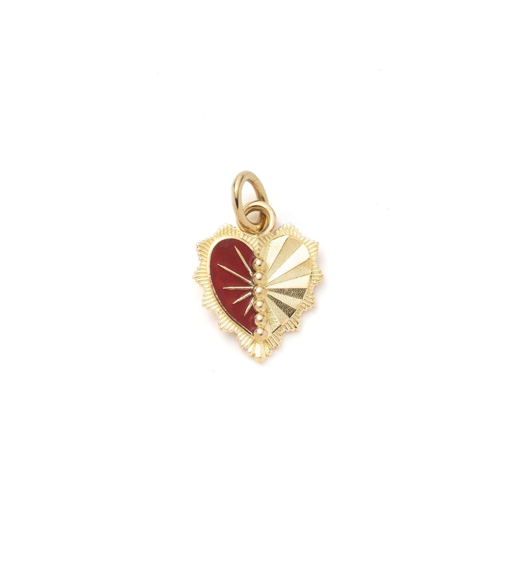 Reflection Heart - Love : Enamel Miniature Medallion view 1