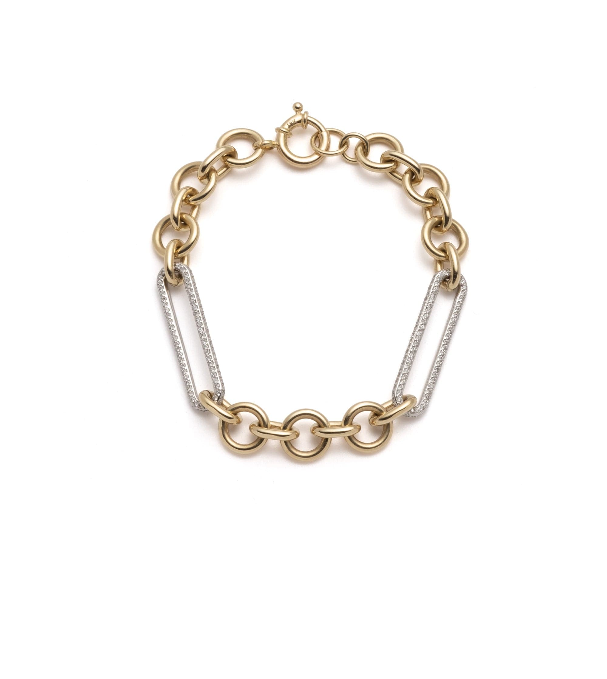 Midsize Mixed Clip Bracelet