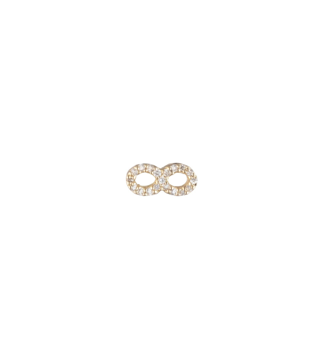 18K Yellow Gold Infinity - Karma : Tenet Stud – FoundRae