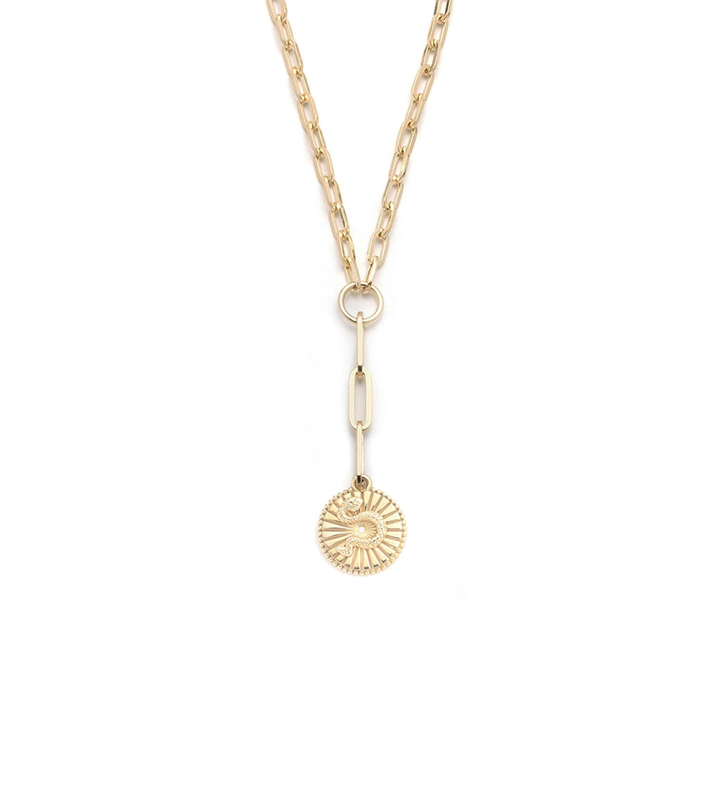 18K Yellow Gold Wholeness : Refined Clip Extension Chain Necklace – FoundRae