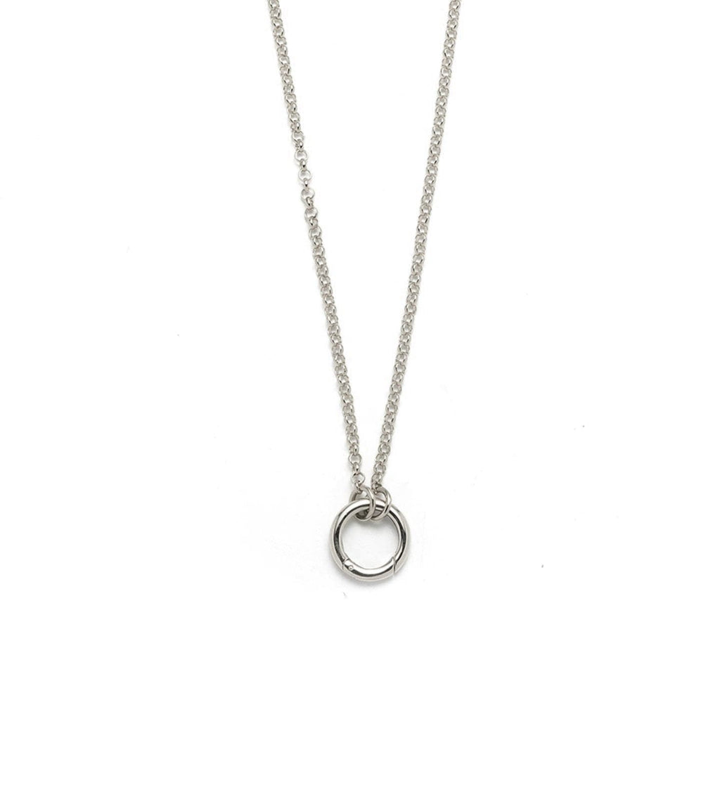 18K White Gold Small Open Belcher Chain – FoundRae