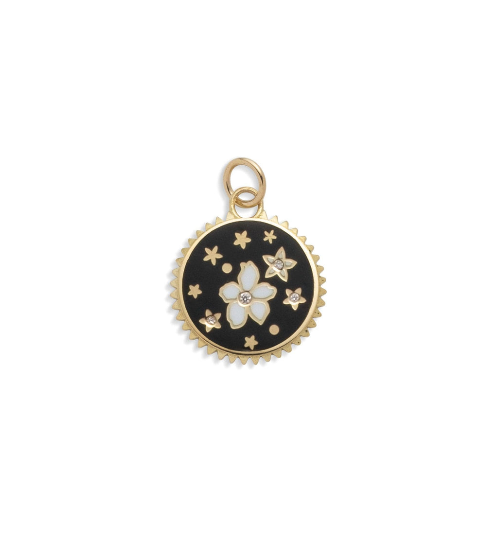 18K Yellow Gold Resilience : Petite Champleve Medallion – FoundRae