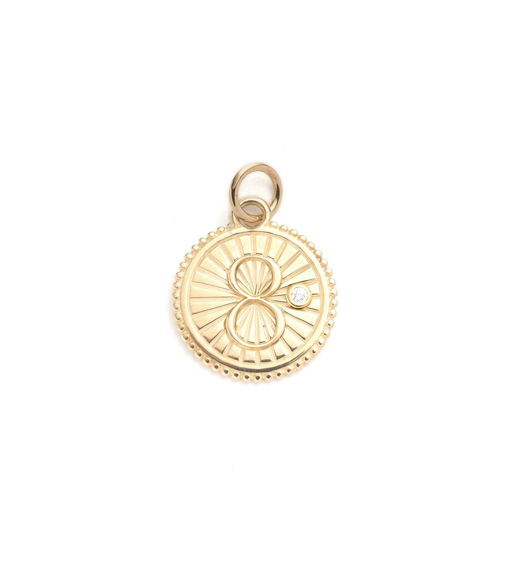 18K Yellow Gold Karma :  Baby Medallion – FoundRae