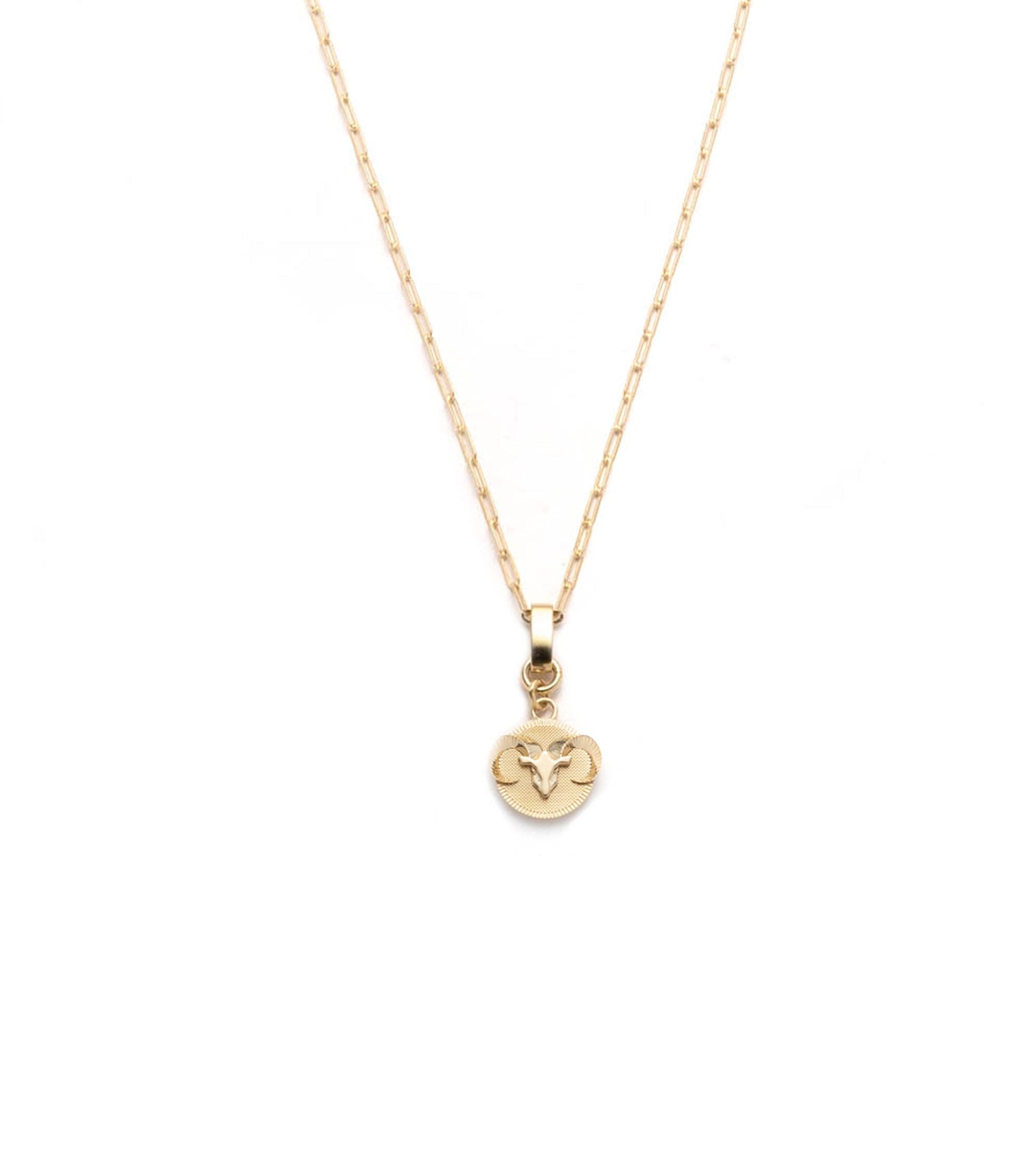 Aries - Astrology : Super Fine Clip Slide Necklace