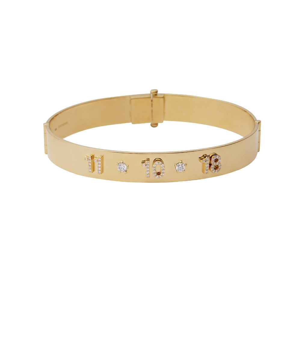 Personalized Date Bangle view 1