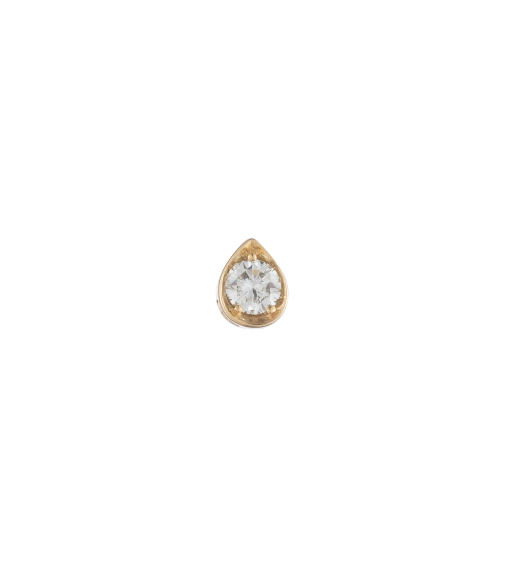 18K Yellow Gold Forever & Always a Pair - Love : 0.16ct Diamond Gemstone Stud Earring – FoundRae