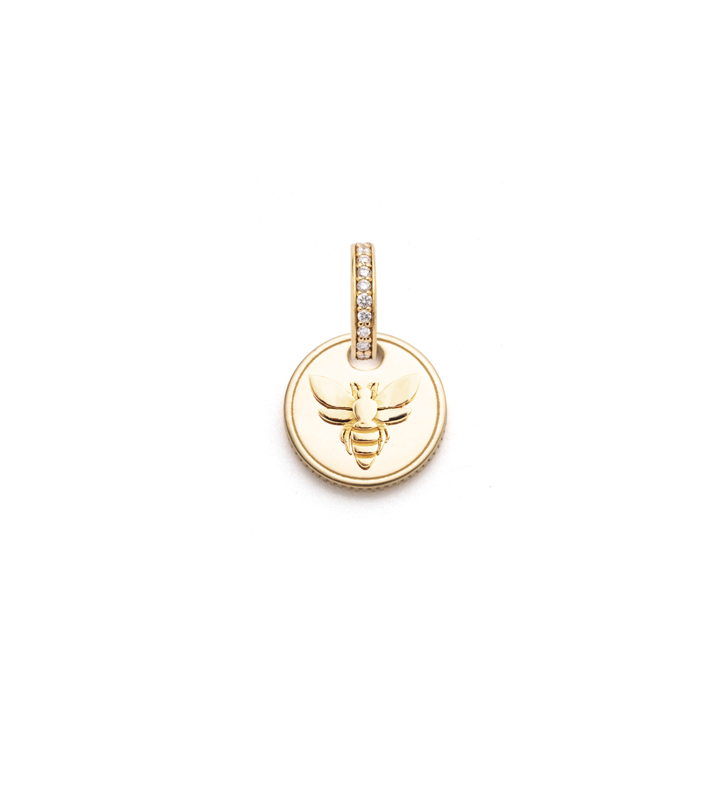 18K Yellow Gold Bee - FoundRae x Every Mother Counts  : Miniature Coin with Annex Link – FoundRae