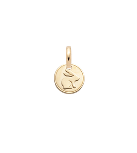 Bunny - Love : Miniature Coin with Oval Push Gate