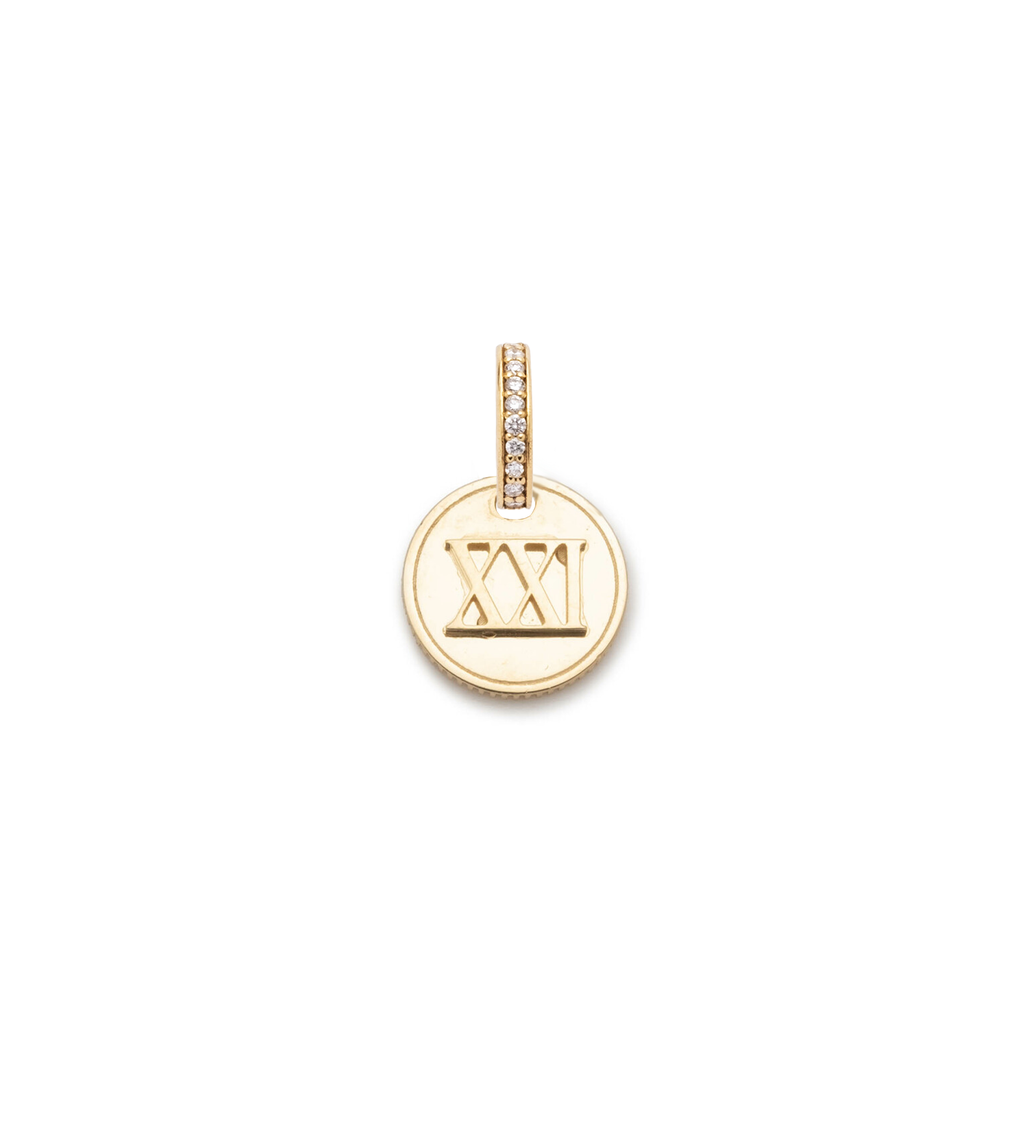 18K Yellow Gold Custom Roman Numeral : Miniature Coin with Annex Link – FoundRae