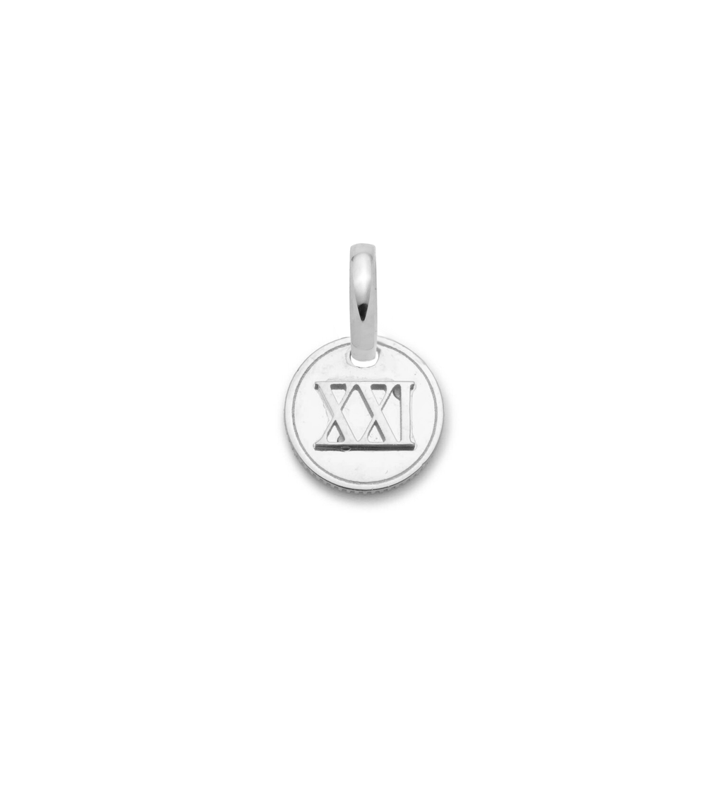 Custom Roman Numeral : Miniature Coin with Oval Push Gate view 1