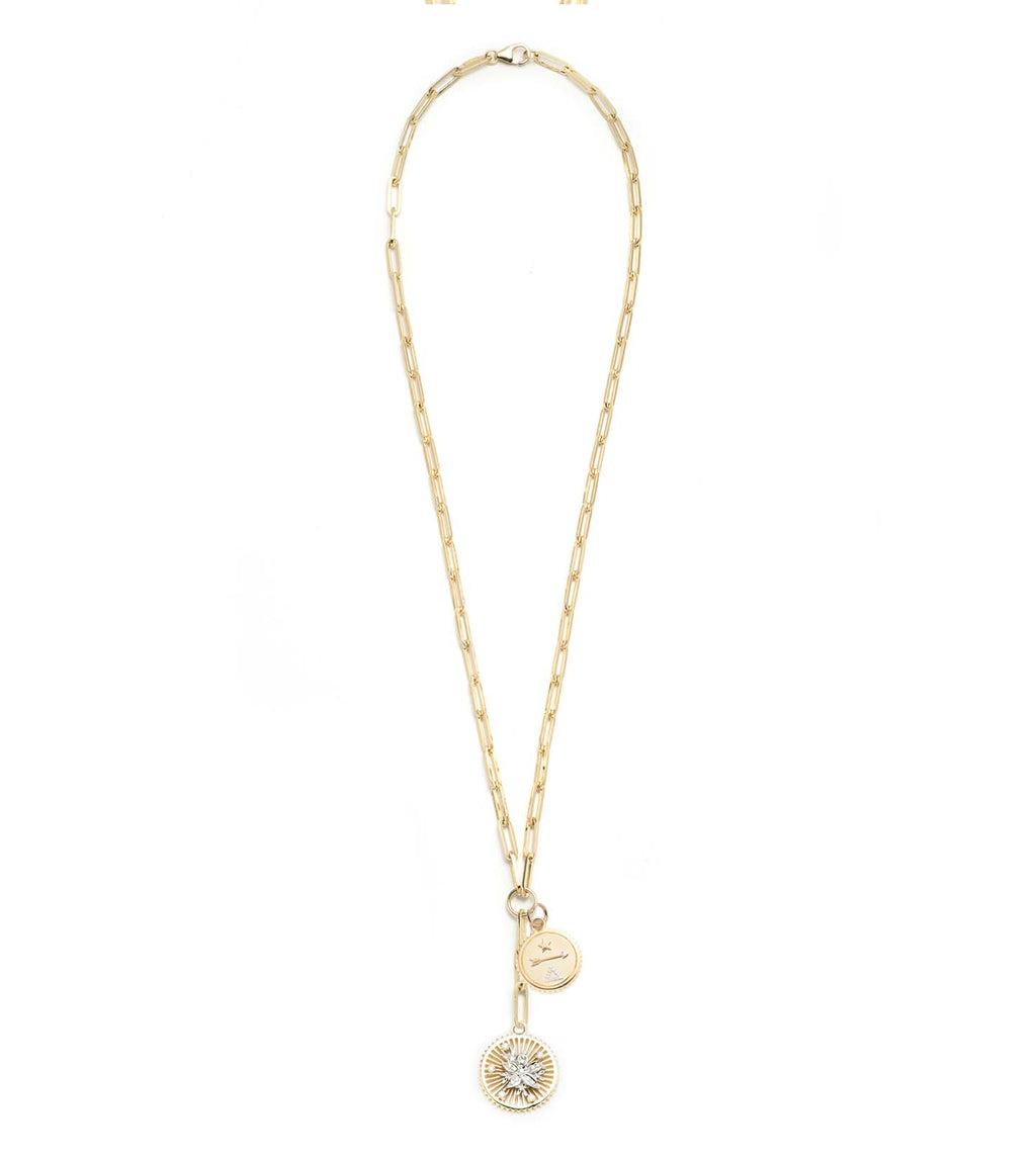 18K Yellow Gold Resilience & Dream Story : Classic Fob Clip Extension Chain – FoundRae