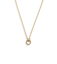 Foundrae | Spark Love Small Mixed Belcher Extension Chain Necklace 18K Yellow Gold Size 2mm