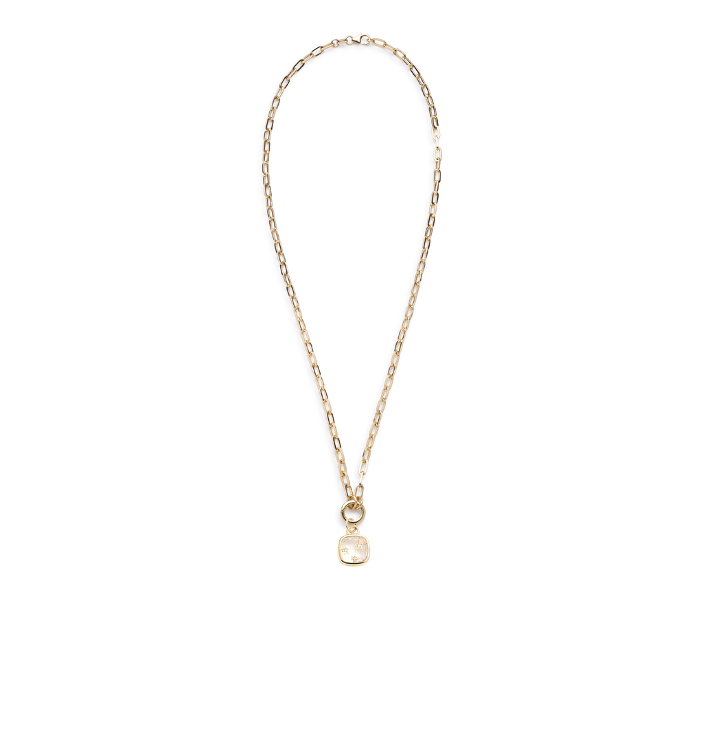 Per Aspera Ad Astra - Dream : Refined Open Clip Chain Necklace view 2