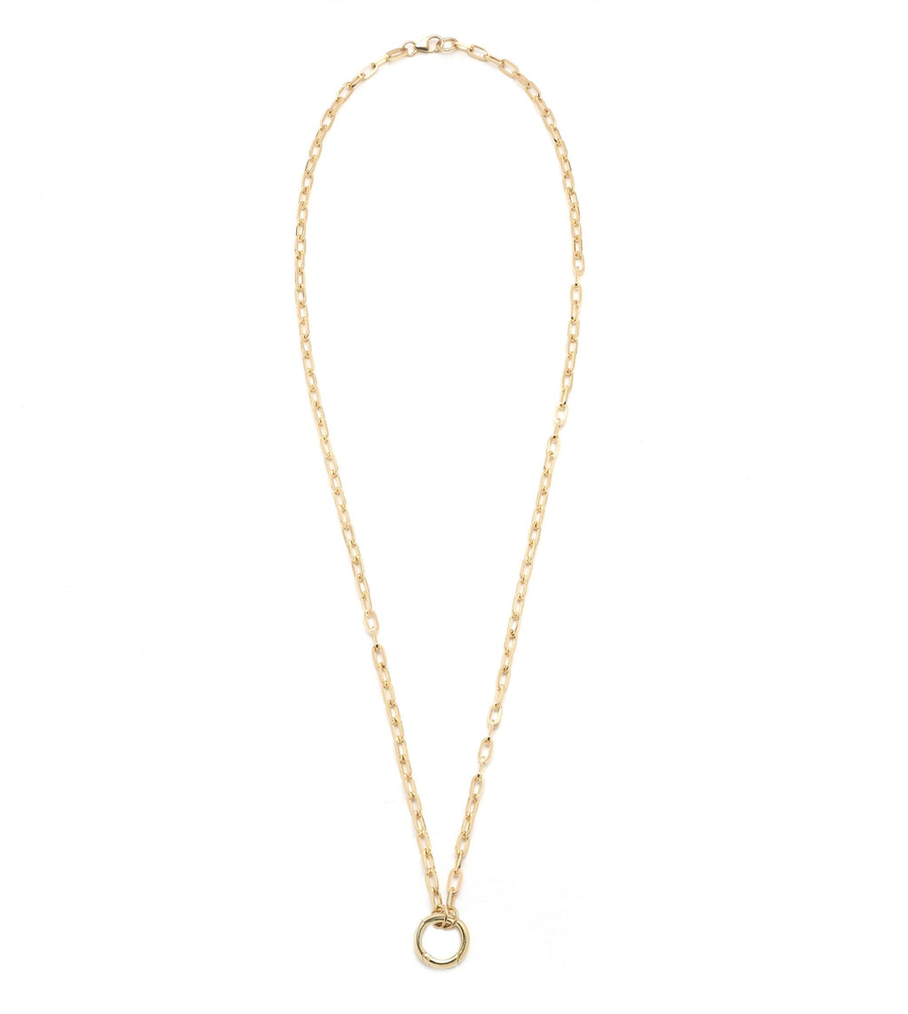 18K Yellow Gold Refined Open Clip Chain – FoundRae