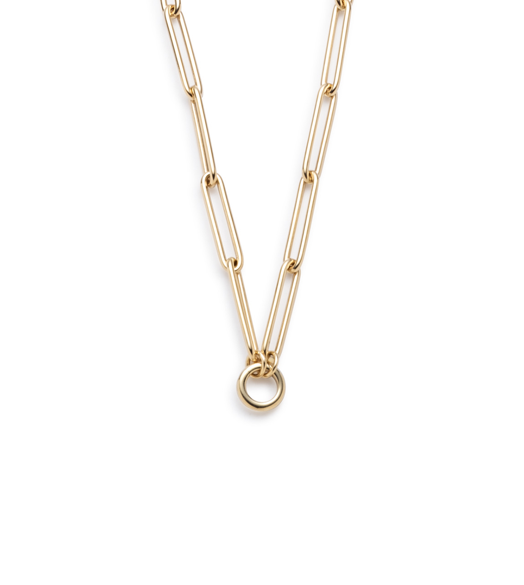 18K Yellow Gold Extended Clip Open Chain Yellow Gold – FoundRae