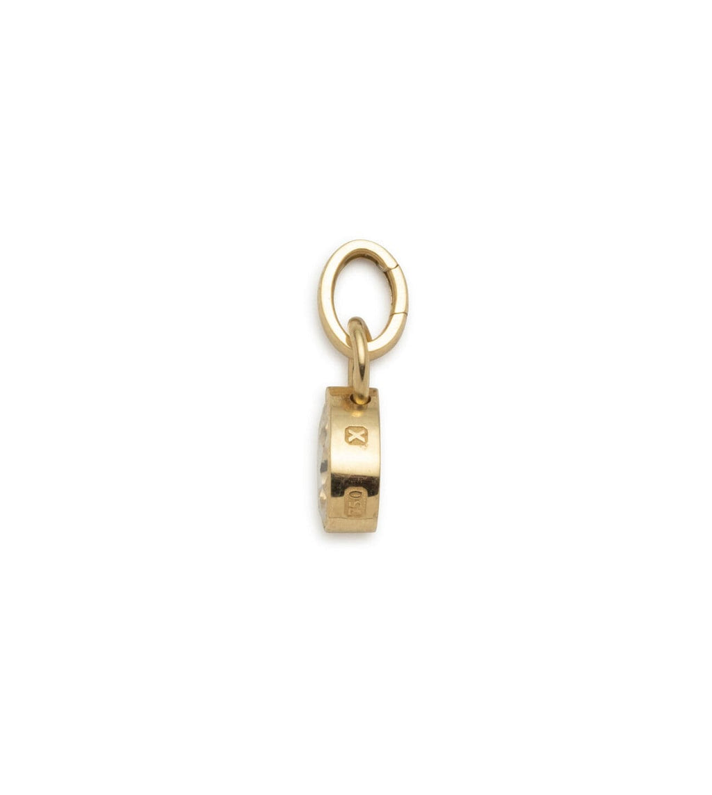 18K Yellow Gold Forever & Always a Pair - Love : 1.25 ct Diamond Pear Pendant with Oval Push Gate – FoundRae