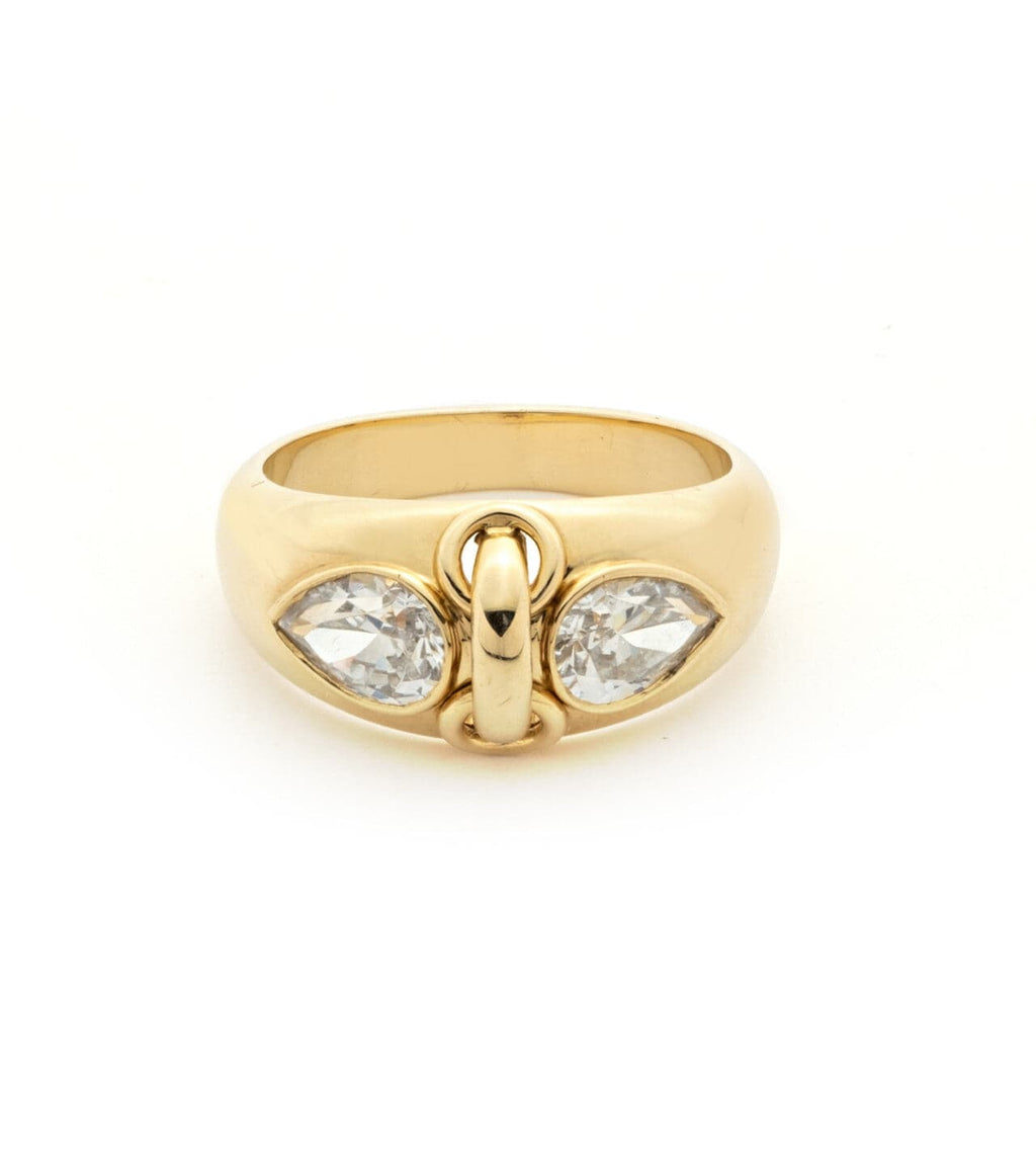 18K Yellow Gold Forever & Always a Pair - Love : 1.5ct Diamond Ring – FoundRae