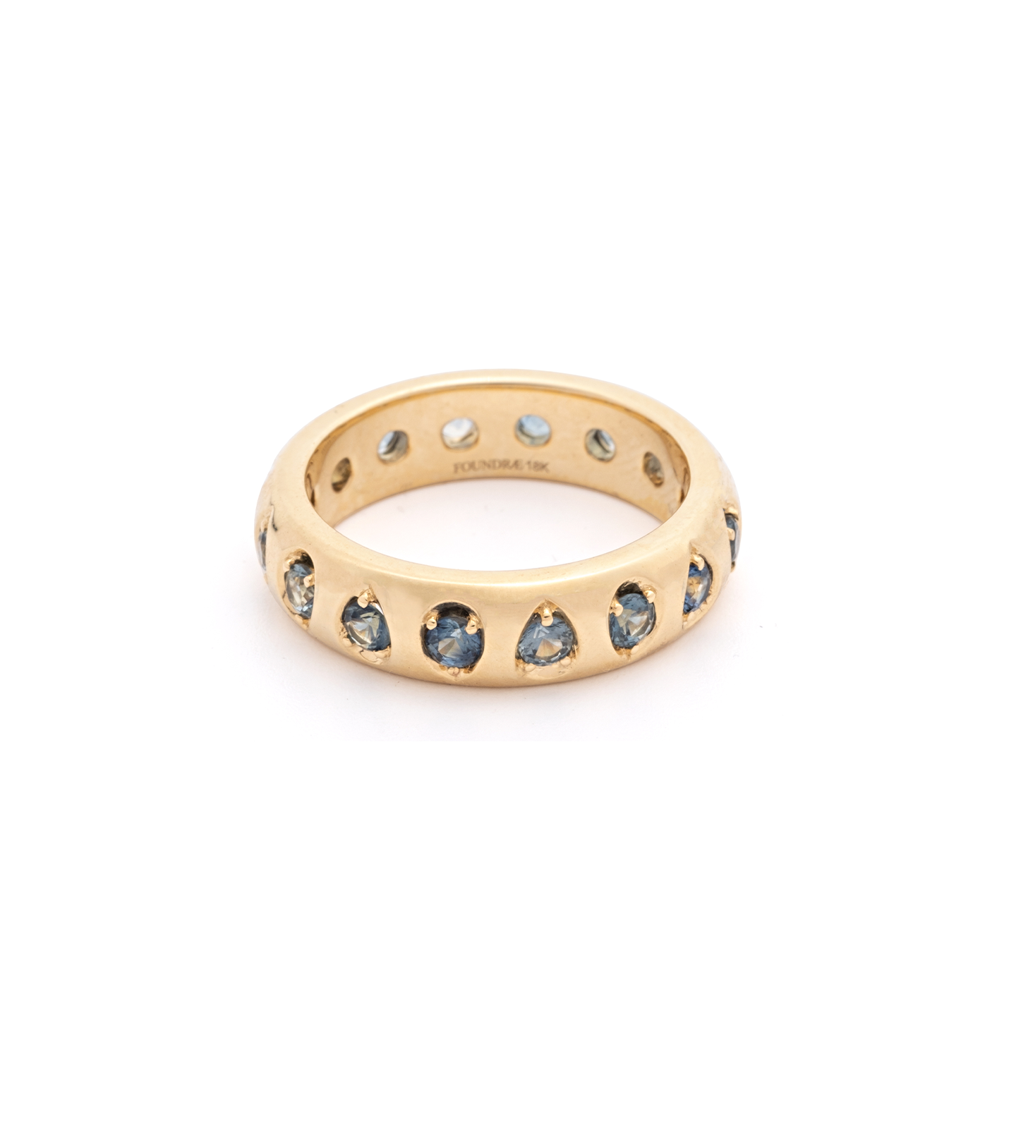 Forever & Always a Pair- Love : Sapphire Gemstones Band