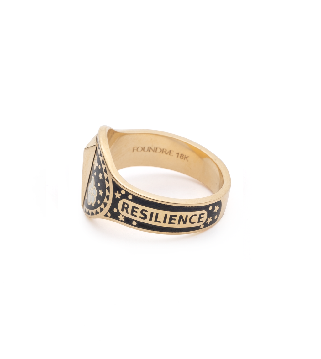 18K Yellow Gold Resilience : Cigar Band – FoundRae