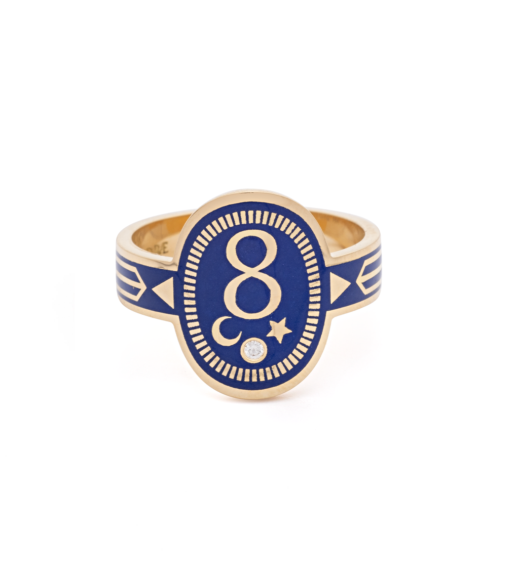 18K Yellow Gold Karma : Cigar Band – FoundRae