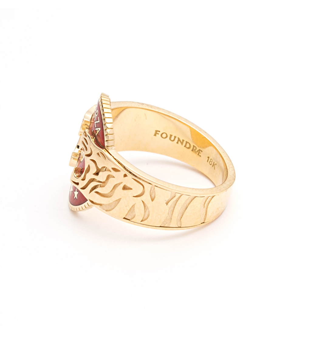 18K Yellow Gold Strength : Cigar Band – FoundRae