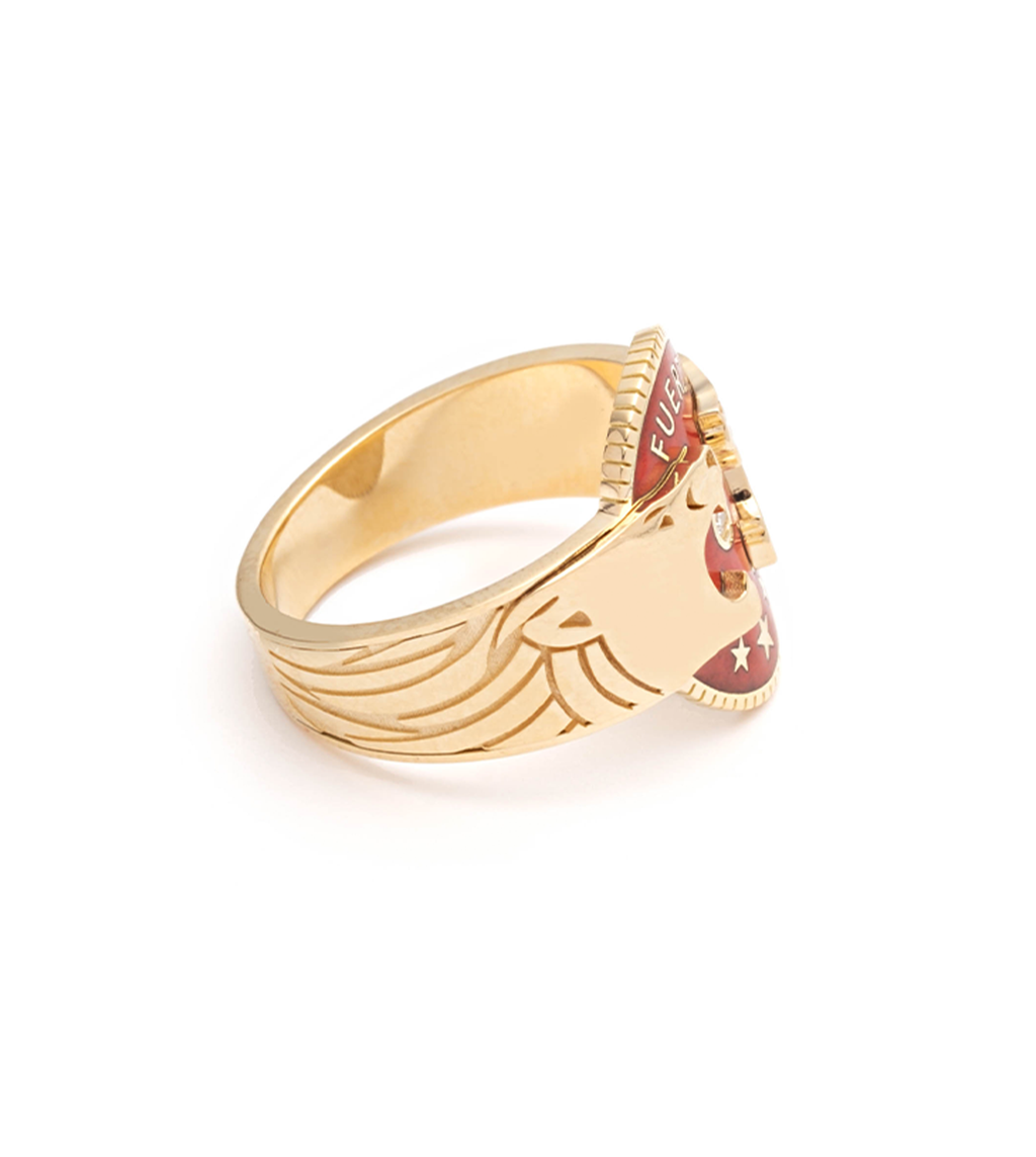 18K Yellow Gold Strength : Cigar Band – FoundRae