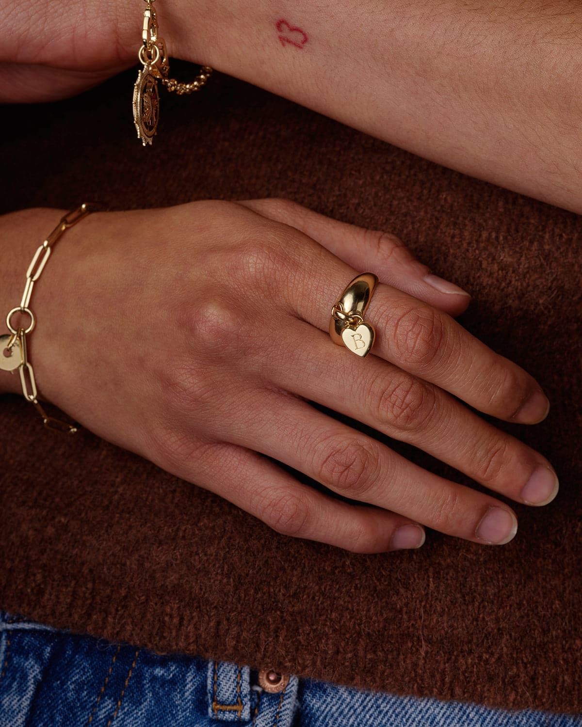 Charlie Custom Rings 18K Gold Custom Rings - Engravable Personalized Rings – FoundRae