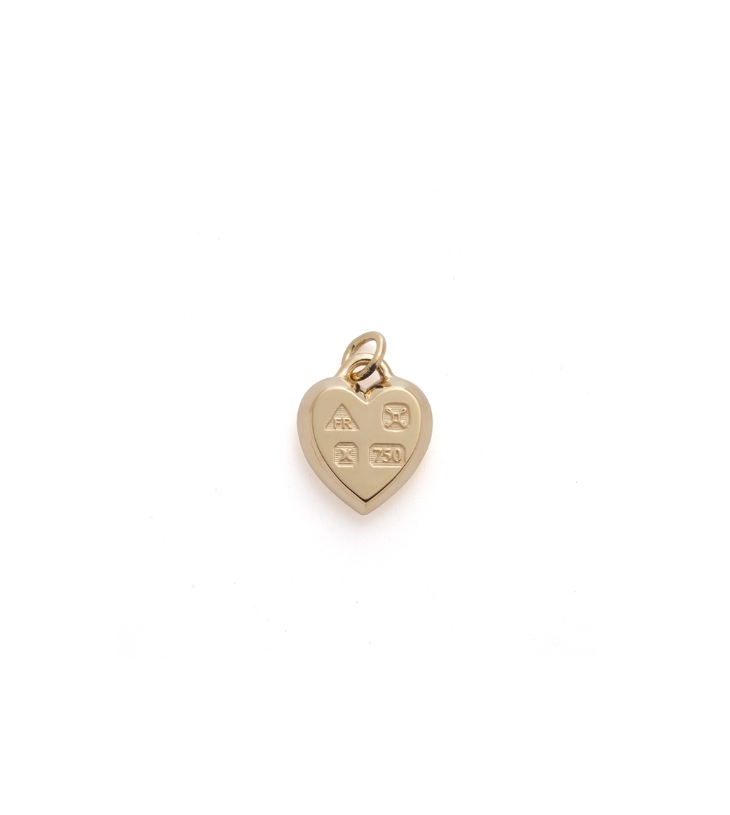 18K Yellow Gold Heart - True Love : Small Ingot Medallion with Oval Pushgate – FoundRae