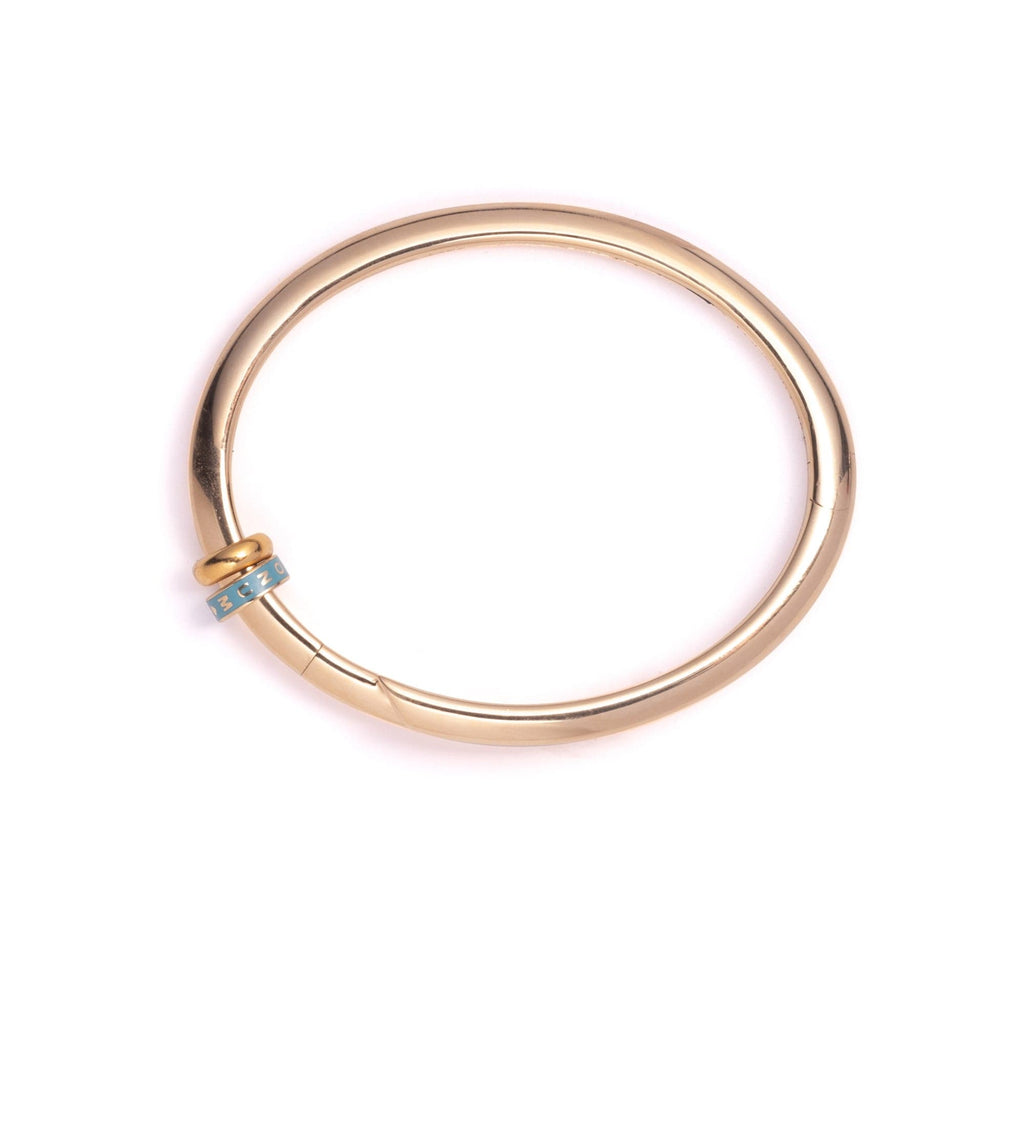 18K  Yellow  Gold Tenet & Chubby Gold : Heart Beat Strong Heart Bangle – FoundRae