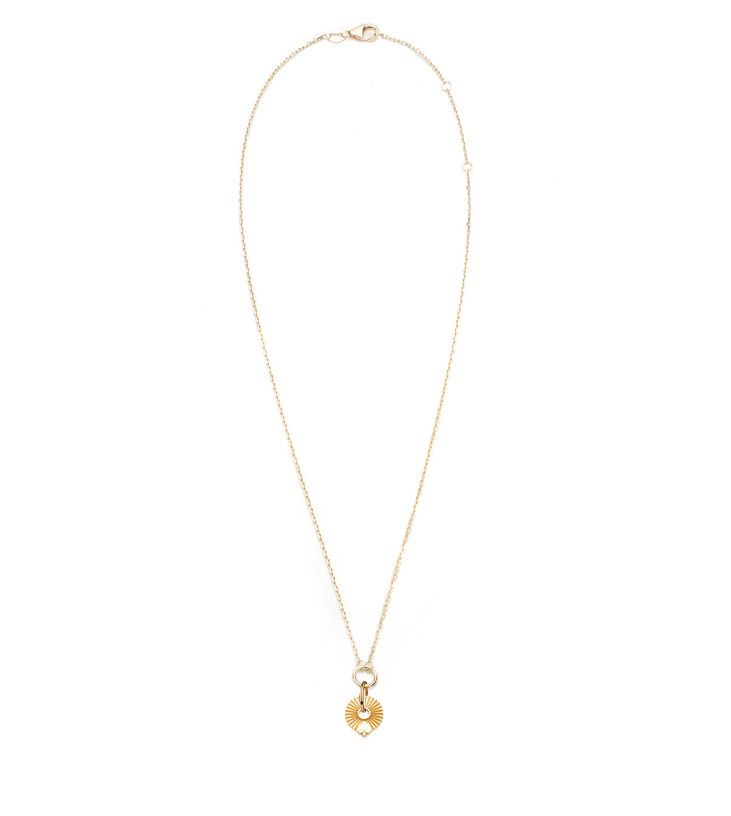 Yellow Gold Spade - Reverie : Gold Symbol Disk Necklace – FoundRae