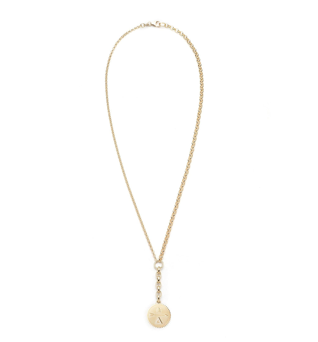 18K Yellow Gold Dream : Medium Mixed Belcher Extension Chain Necklace – FoundRae