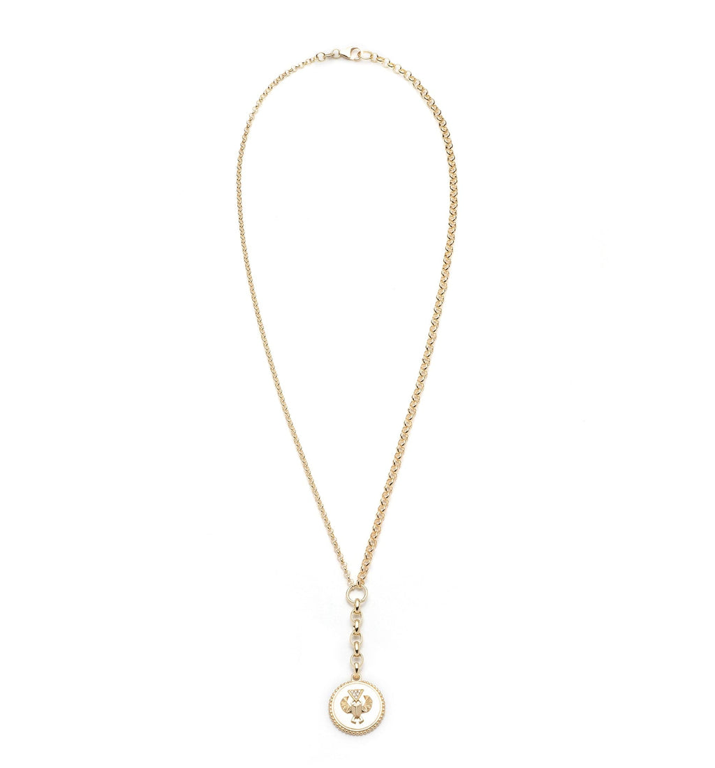 18K Yellow Gold Protection : Medium Mixed Belcher Extension Chain Necklace – FoundRae