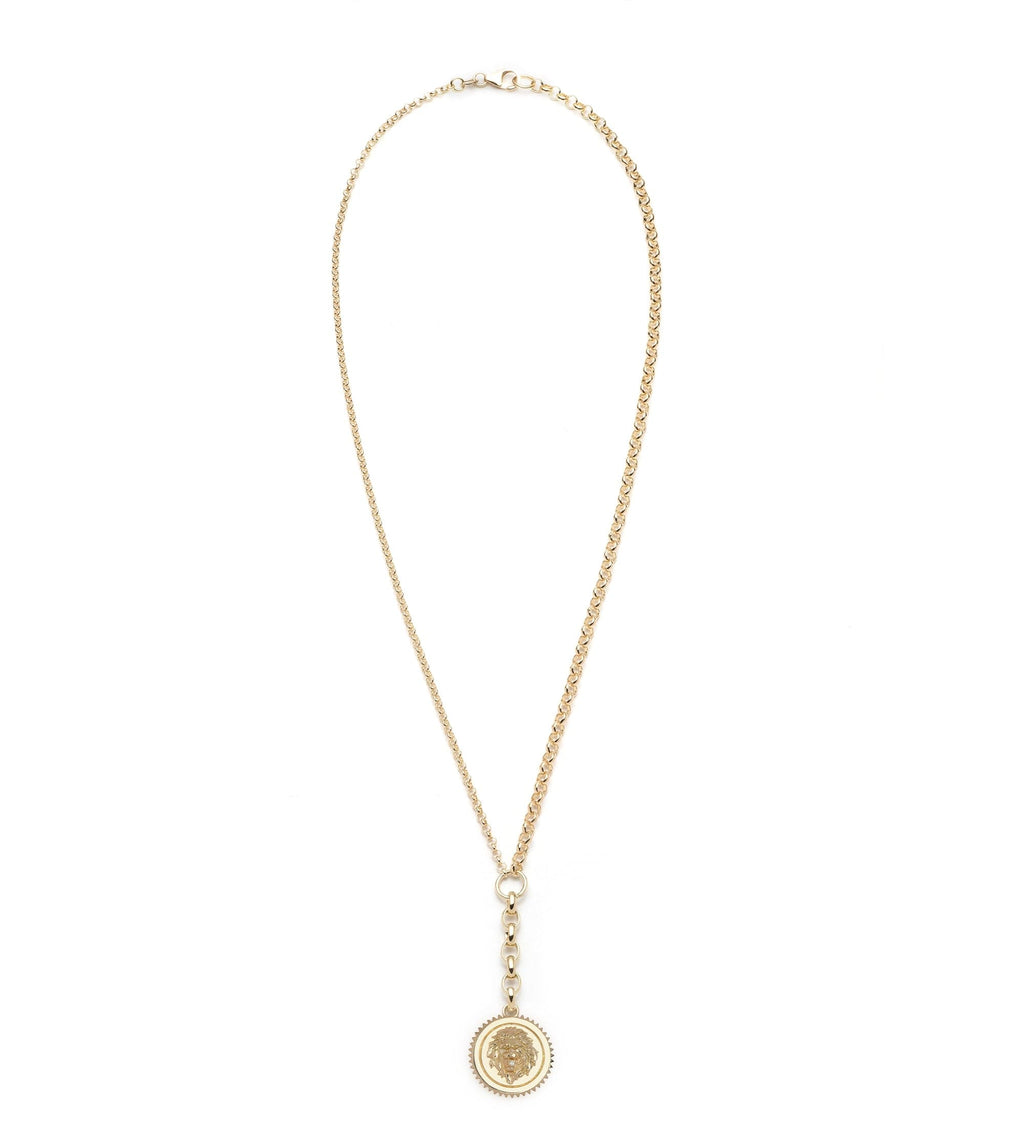 18K Yellow Gold Strength : Medium Mixed Belcher Extension Chain Necklace – FoundRae