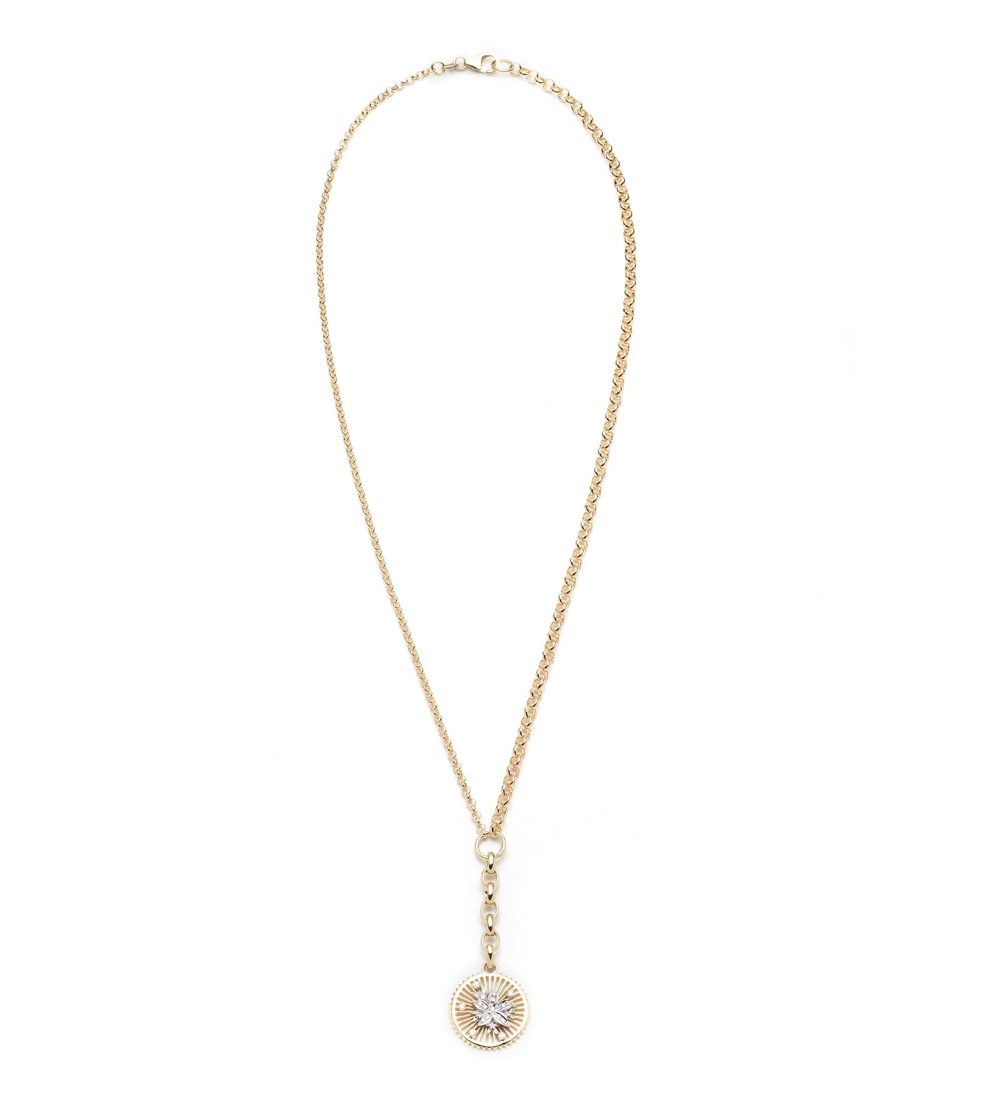 Resilience : Medium Mixed Belcher Extension Chain Necklace