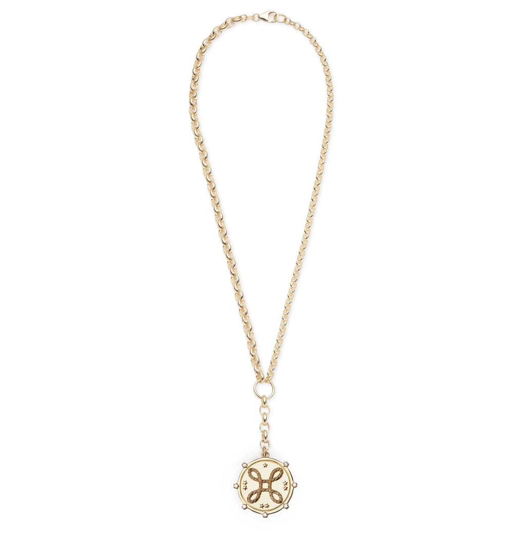 18K Yellow Gold Love : Heavy Mixed Belcher Extension Chain Necklace – FoundRae